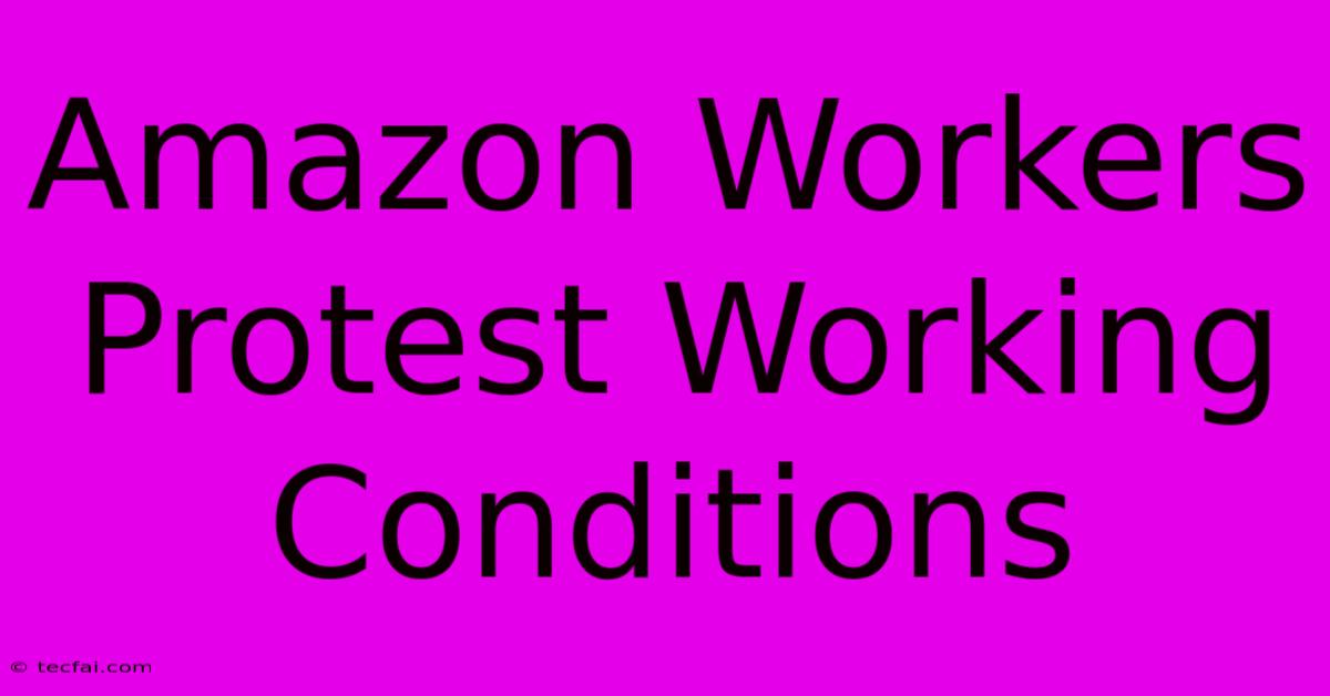 Amazon Workers Protest Working Conditions