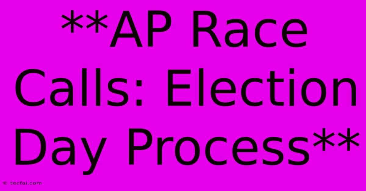 **AP Race Calls: Election Day Process**