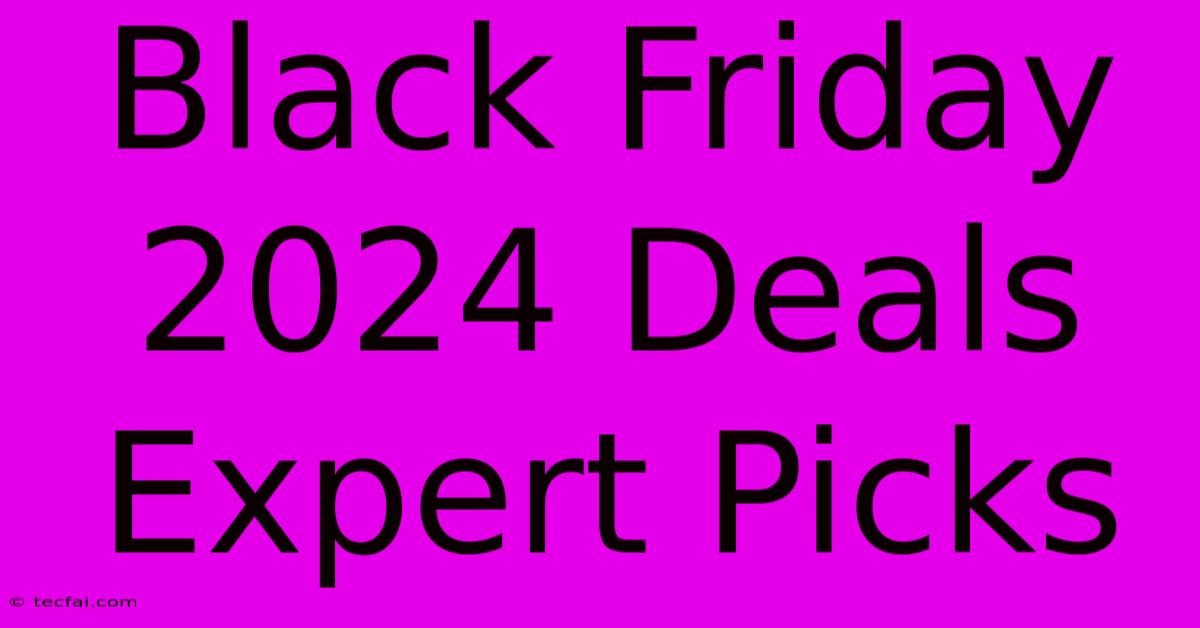 Black Friday 2024 Deals Expert Picks