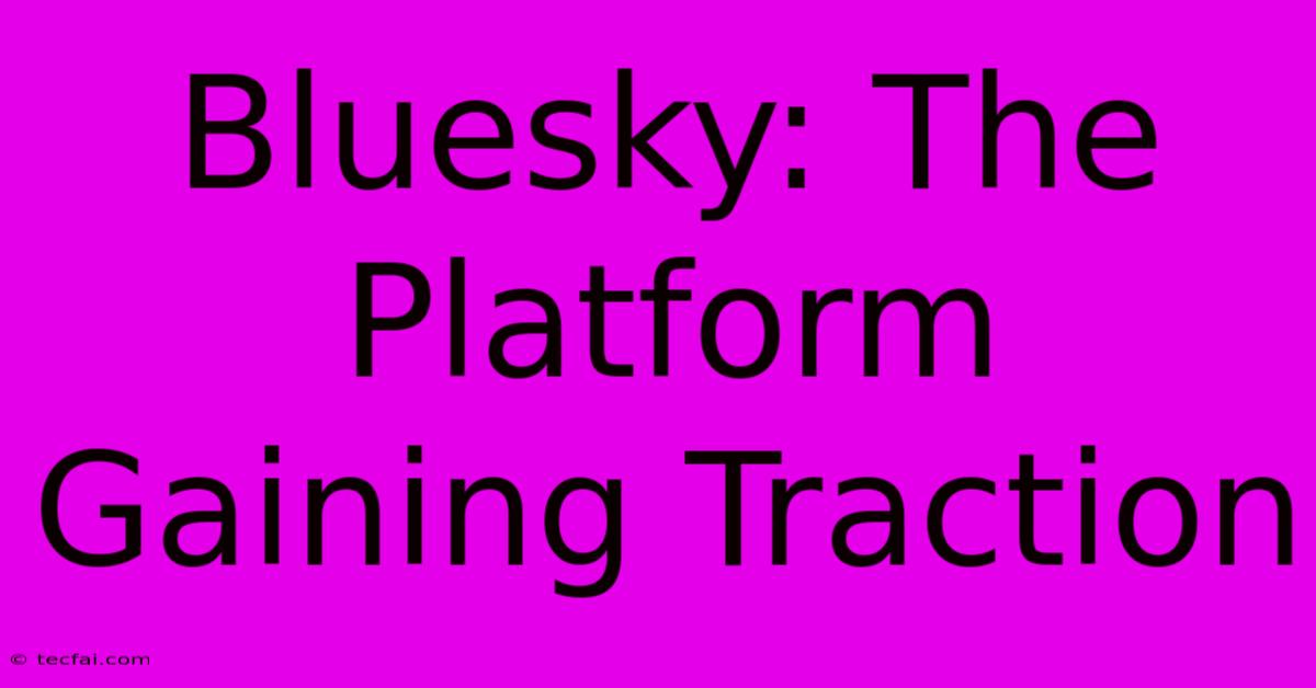 Bluesky: The Platform Gaining Traction 