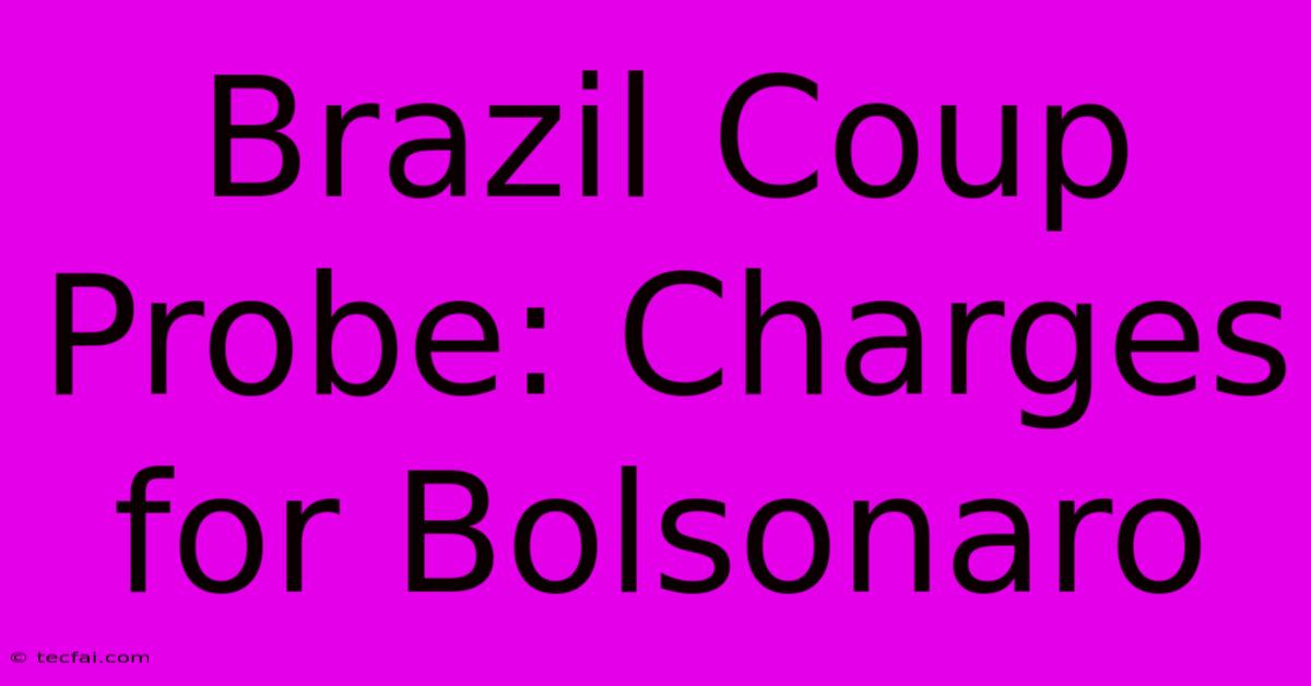 Brazil Coup Probe: Charges For Bolsonaro