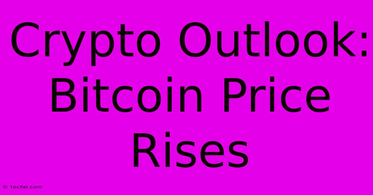 Crypto Outlook: Bitcoin Price Rises