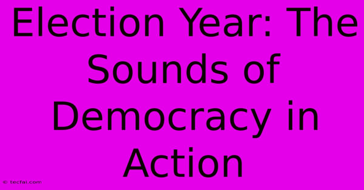 Election Year: The Sounds Of Democracy In Action