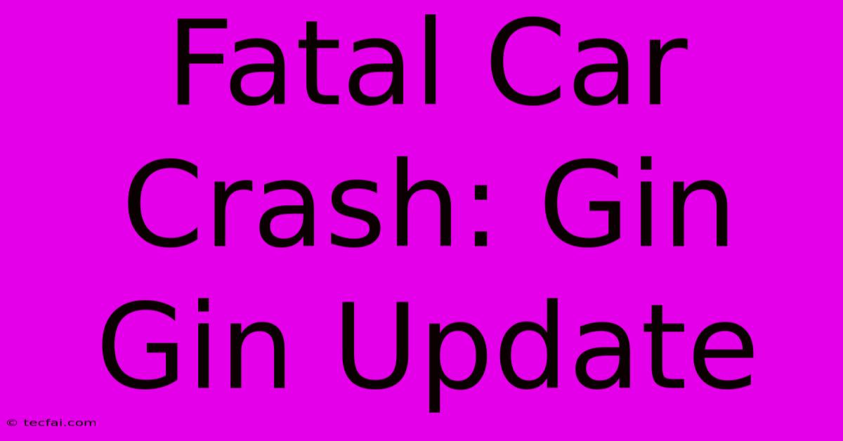 Fatal Car Crash: Gin Gin Update