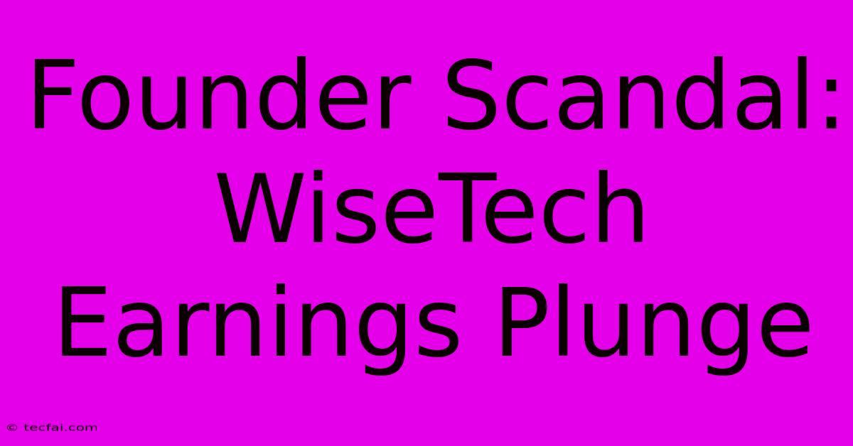 Founder Scandal: WiseTech Earnings Plunge