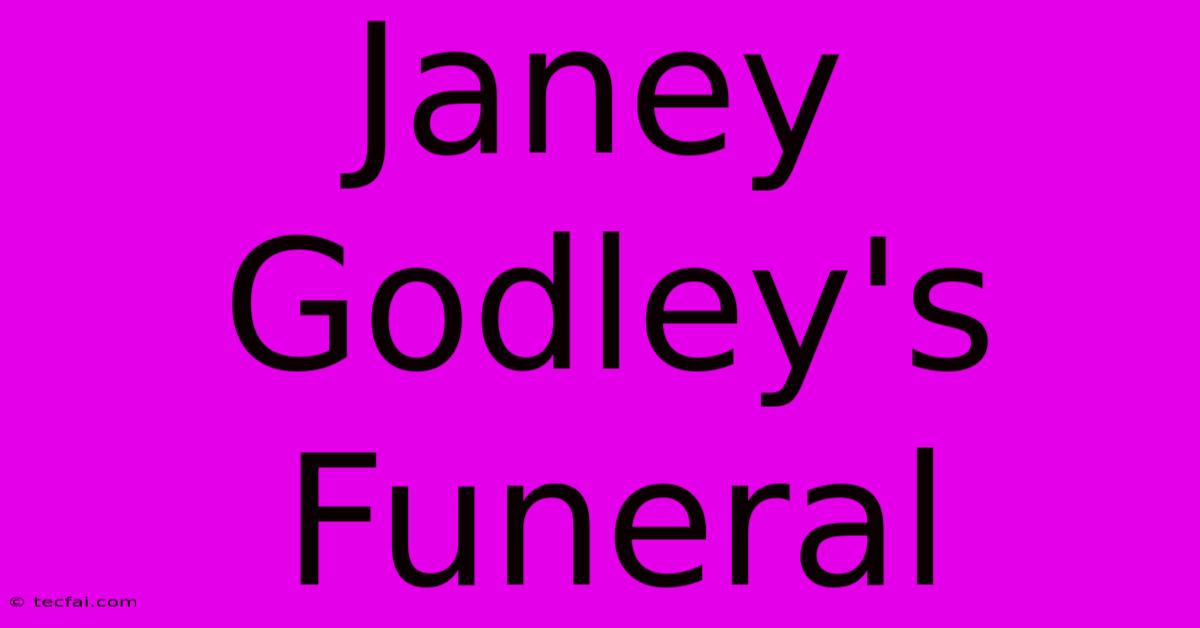 Janey Godley's Funeral