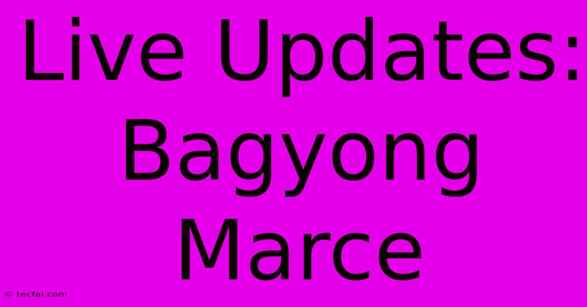 Live Updates: Bagyong Marce