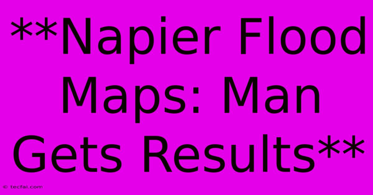 **Napier Flood Maps: Man Gets Results** 