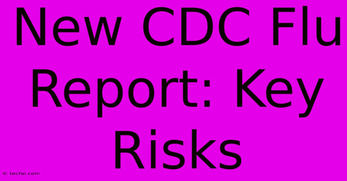 New CDC Flu Report: Key Risks