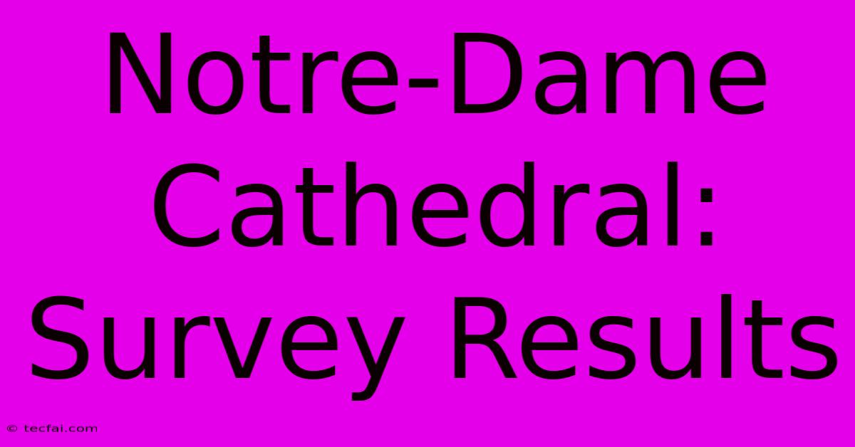 Notre-Dame Cathedral: Survey Results