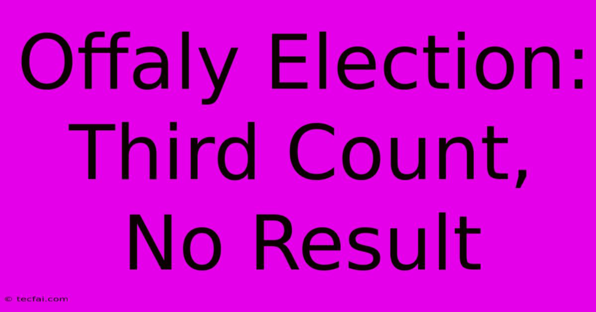 Offaly Election: Third Count, No Result