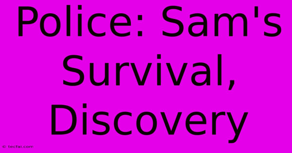 Police: Sam's Survival, Discovery