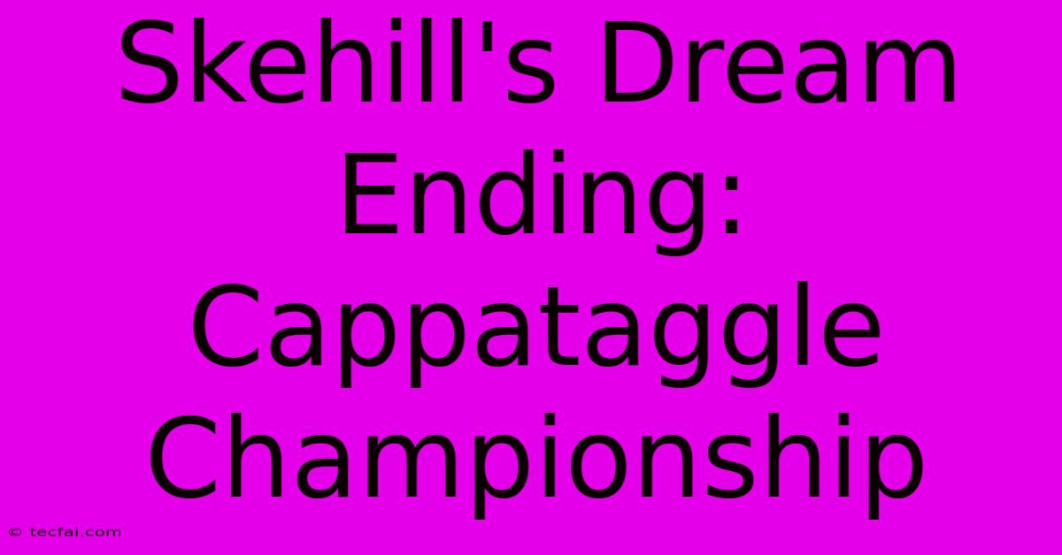 Skehill's Dream Ending: Cappataggle Championship 