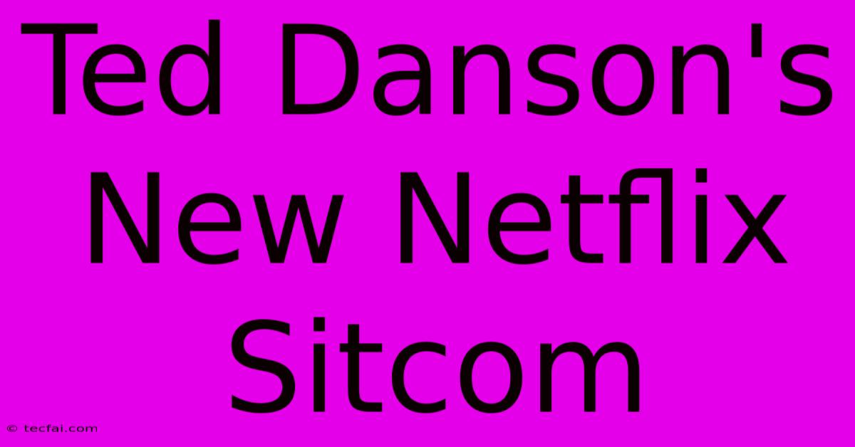 Ted Danson's New Netflix Sitcom