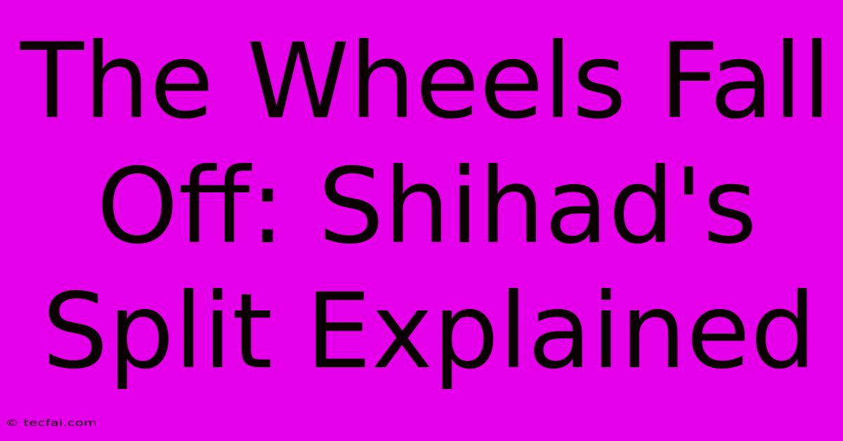 The Wheels Fall Off: Shihad's Split Explained