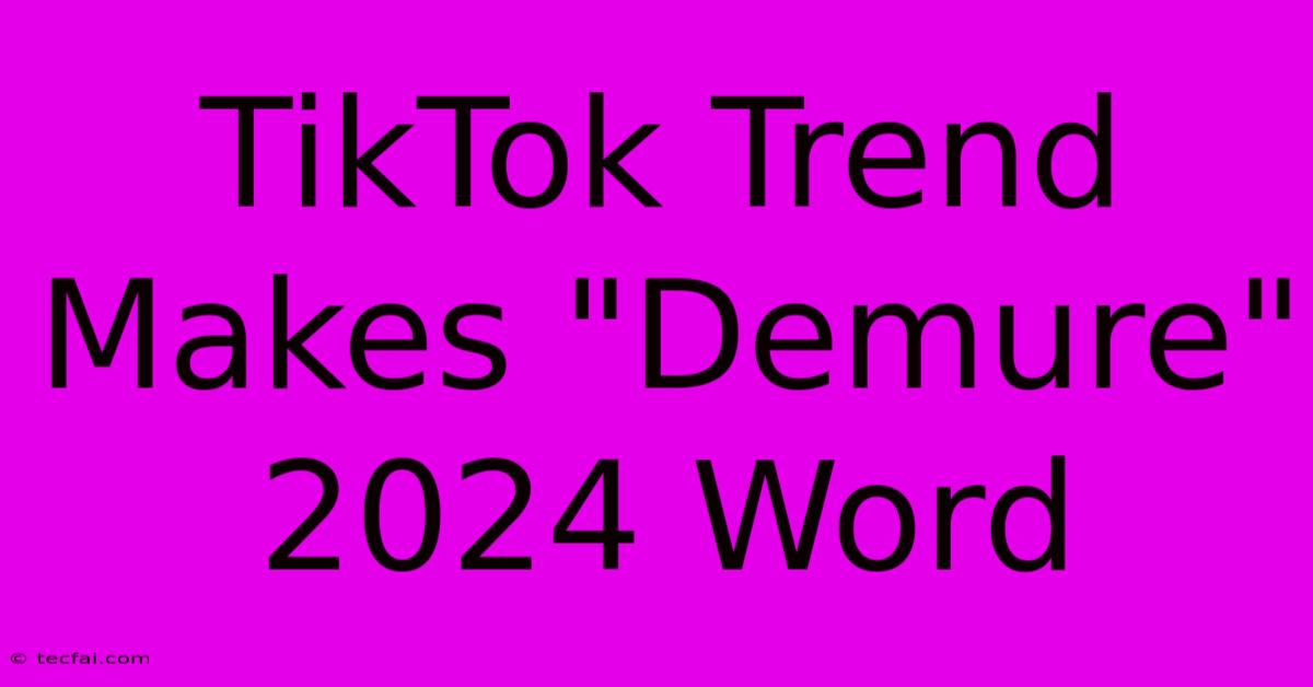 TikTok Trend Makes 