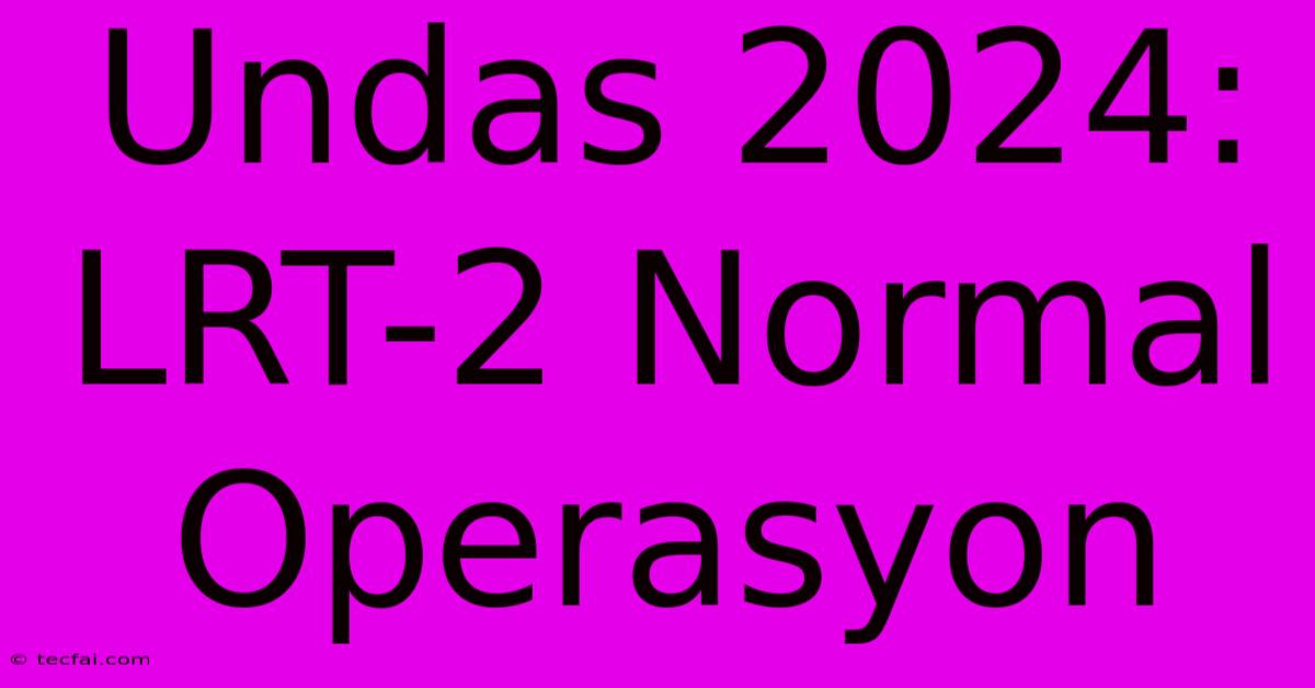 Undas 2024: LRT-2 Normal Operasyon 