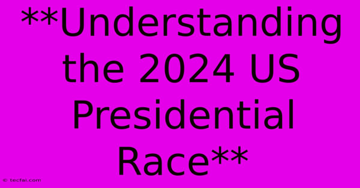 **Understanding The 2024 US Presidential Race**