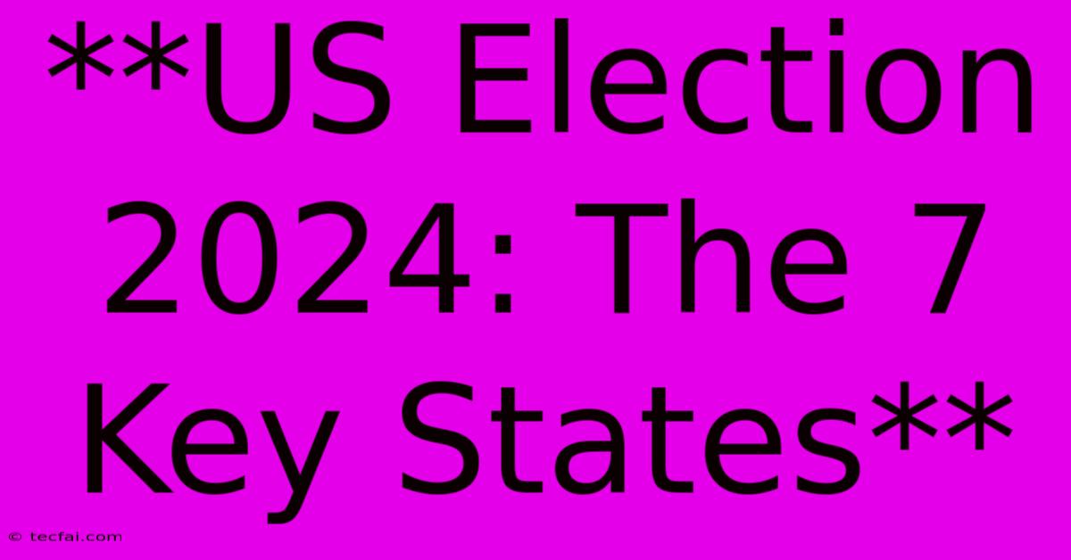 **US Election 2024: The 7 Key States**