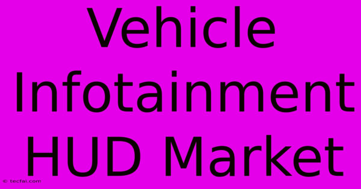 Vehicle Infotainment HUD Market